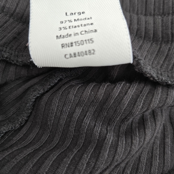 Varley Raya Split-Hem Pant Black Size Large - Picture 5 of 9